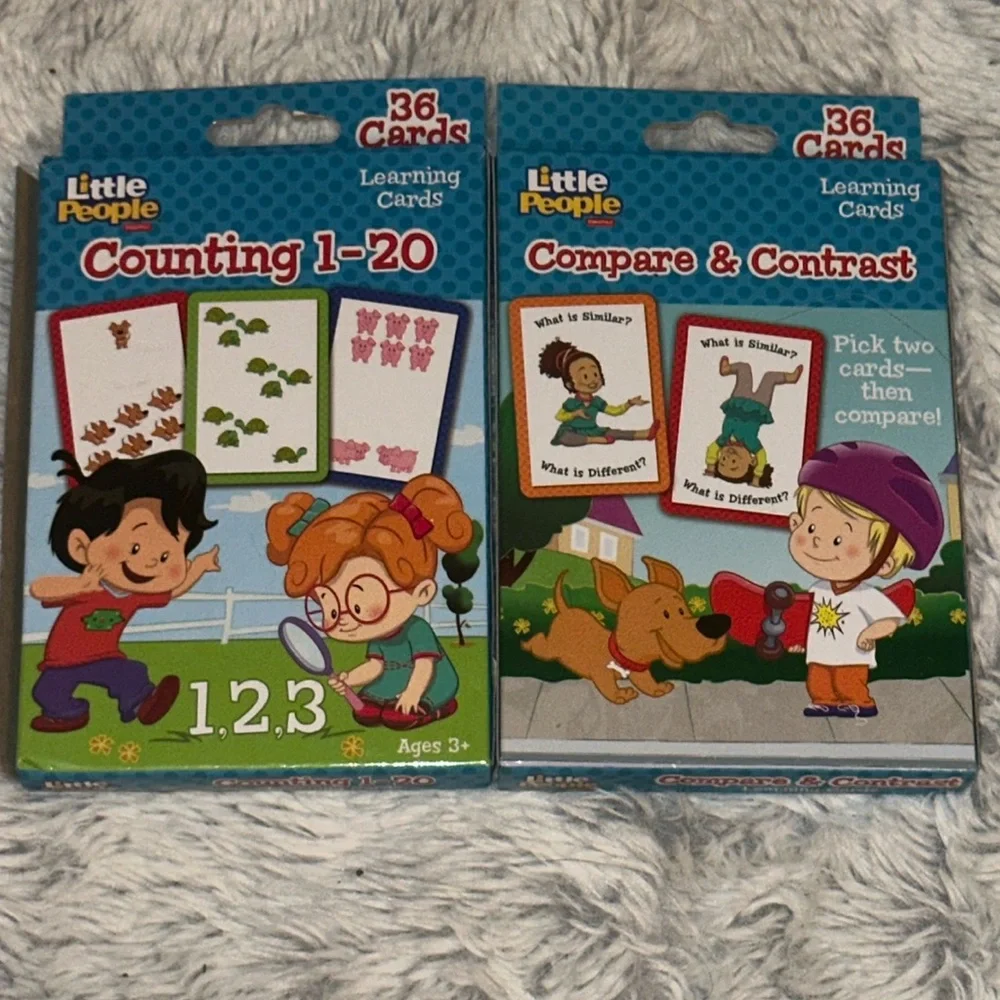 Fisher Price Little People l‎ Learning Card Game Ages 4-7